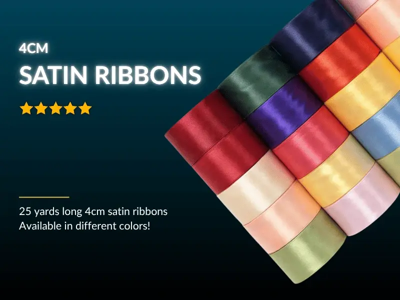 4cm Satin Ribbon